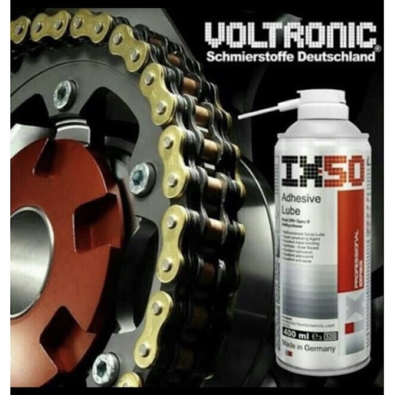 Voltronic IX50 400ml làm cho sên xe luôn sạch đẹp và chịu được áp lực cao trong quá trình hoạt động