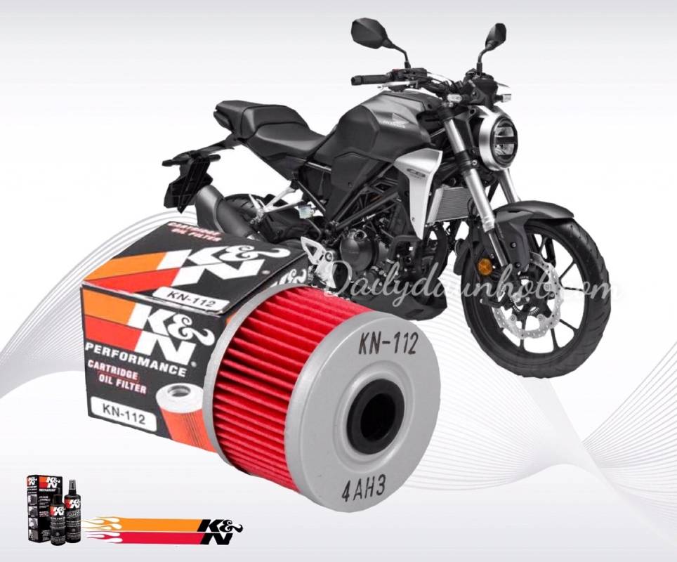 Lọc nhớt KN-112 dành cho xe Honda CBR và Kawasaki