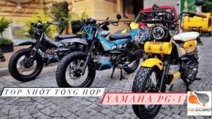 Xe mô tô YAMAHA PG-1 thay nhớt tổng hợp tại BIKER SHOP HN