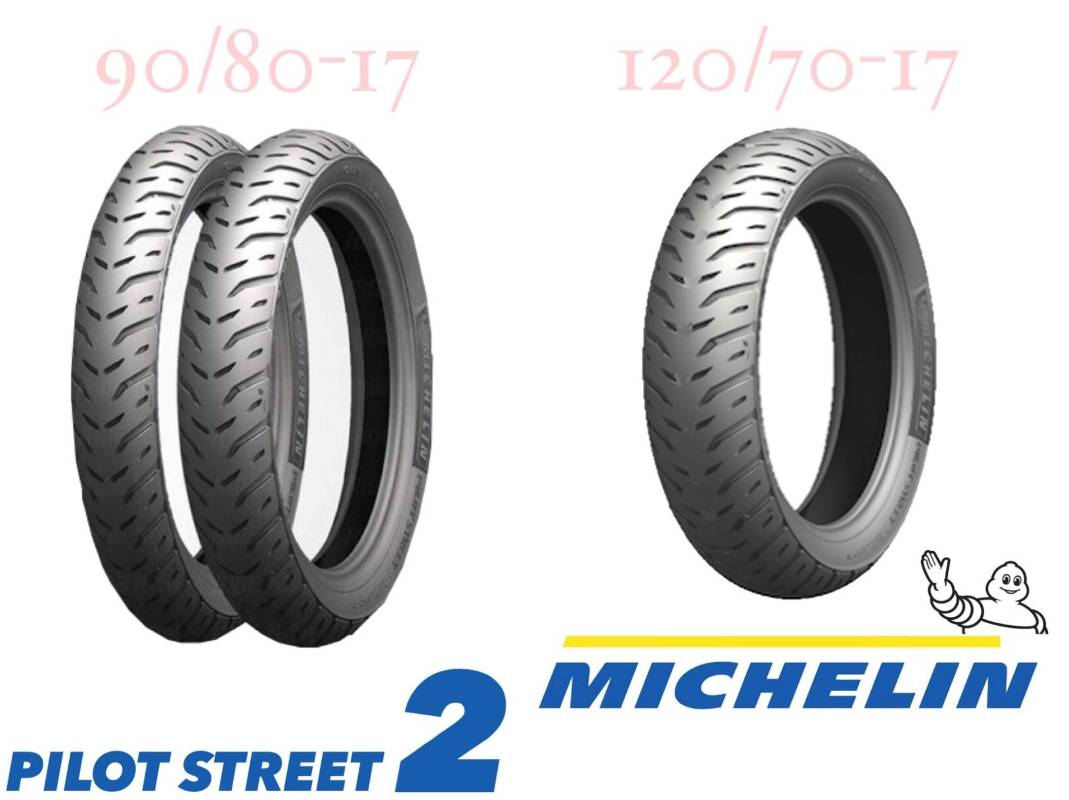 Vỏ lốp xe Michelin Pilot Street 2 cho Exciter 155 ABS