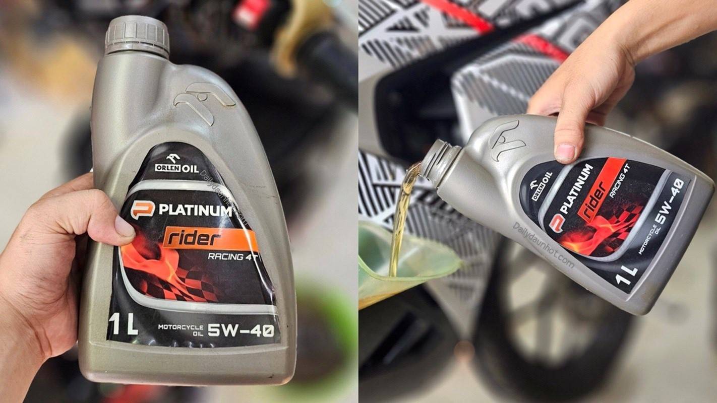 Top 5 dầu nhớt tổng hợp cho xe Honda CB350 H'Ness 20 Nhớt Orlen oil Platinum Rider Racing 4T 5W-40 cho xe Honda CB350 HNess