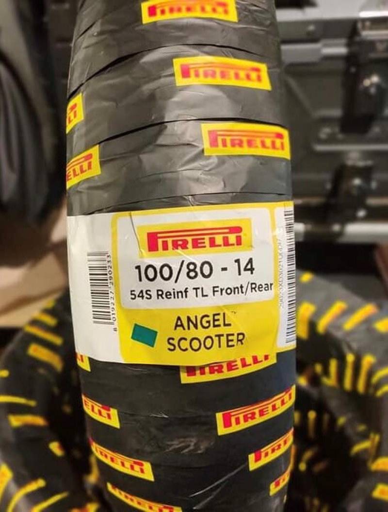 Vỏ Pirelli Angel Scooter 100/80-14 bán đường tốt