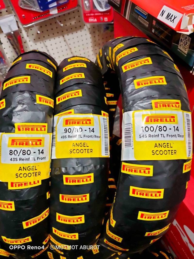 Vỏ Pirelli Angel Scooter 100/80-14 với công nghệ hiện đại độ bền cao su cao