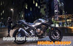 Xe mô tô Honda CB500F thay nhớt bao nhiêu lít?