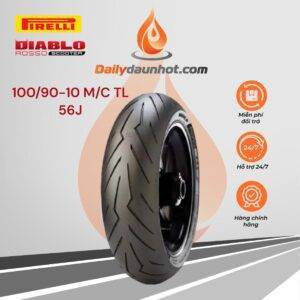 Vỏ Pirelli Diablo Rosso Scooter 100/90-10 M/C 56J TL