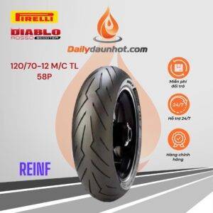 Vỏ Pirelli Diablo Rosso Scooter 120/70-12 M/C 58P TL