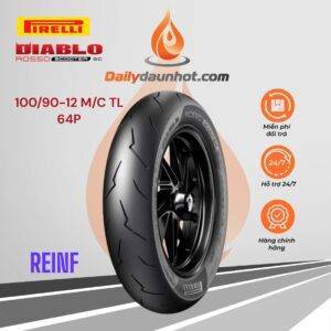 Vỏ Pirelli Diablo Rosso Scooter SC 100/90-12 M/C 64P TL