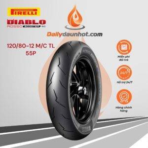 Vỏ Pirelli Diablo Rosso Scooter SC 120/80-12 M/C 55P TL