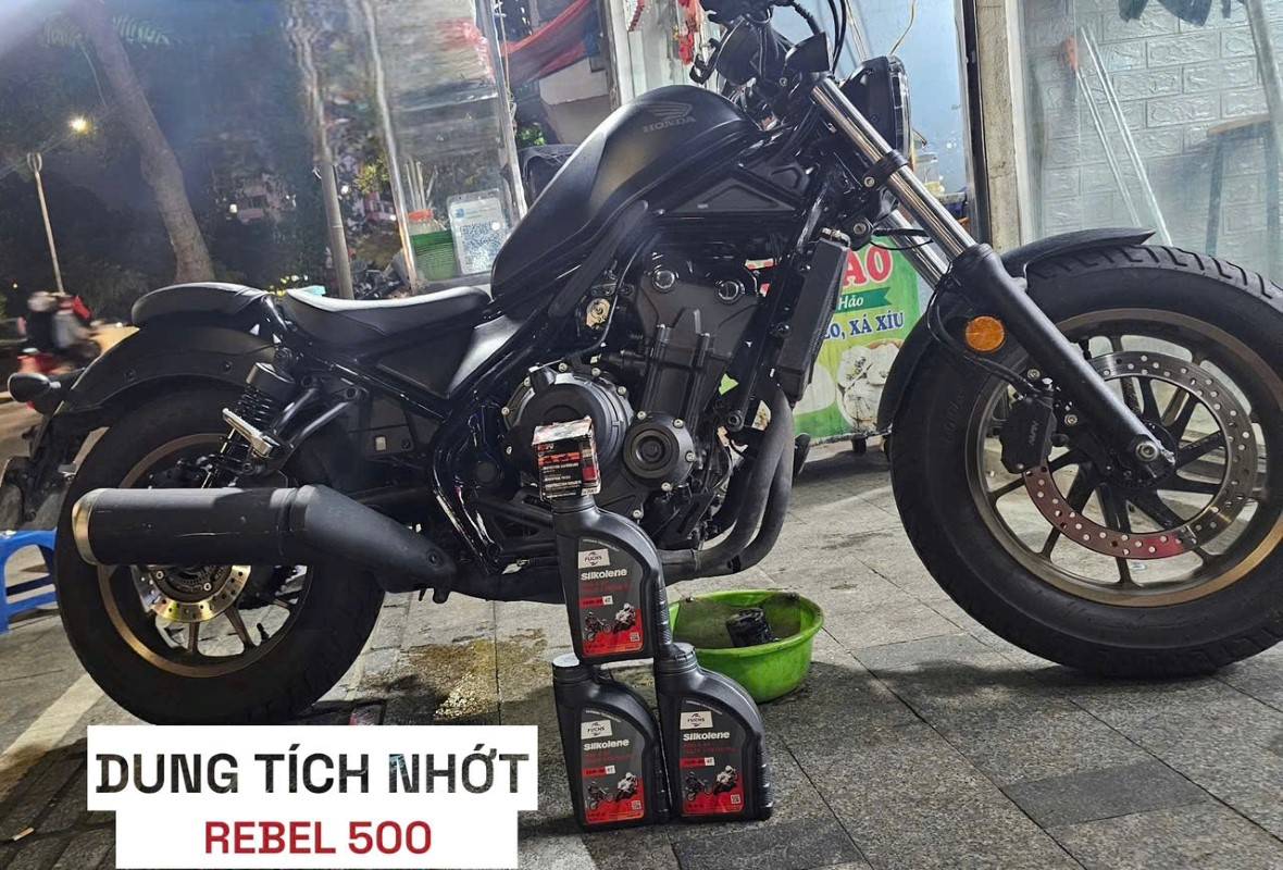 Dung Tích Nhớt Xe Honda Rebel 500 Bao Nhiêu Lít?