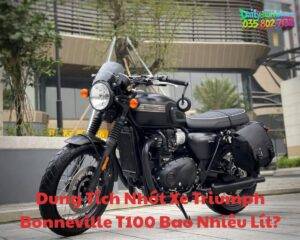 Dung tích nhớt xe Triumph Bonneville T100 bao nhiêu lít