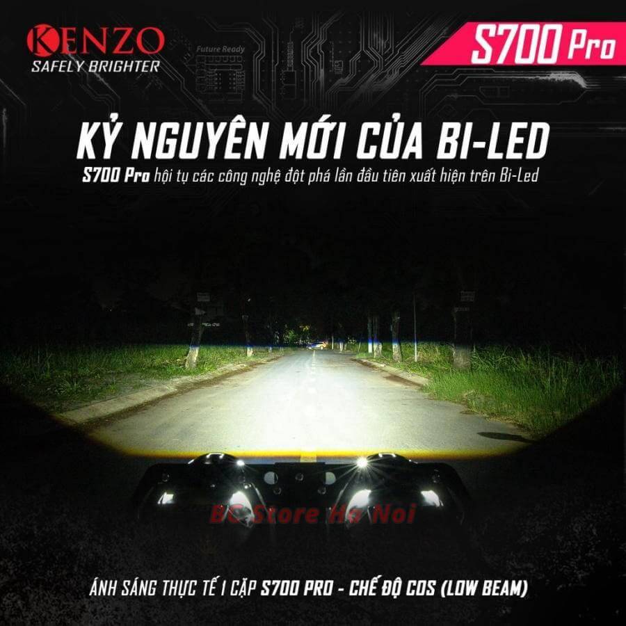 Ánh sáng thục tế bi led kenzo s700 pro