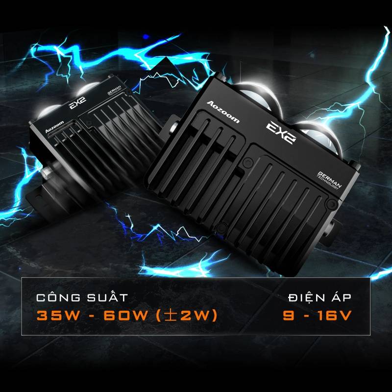 Công suất đèn aozoom EX2